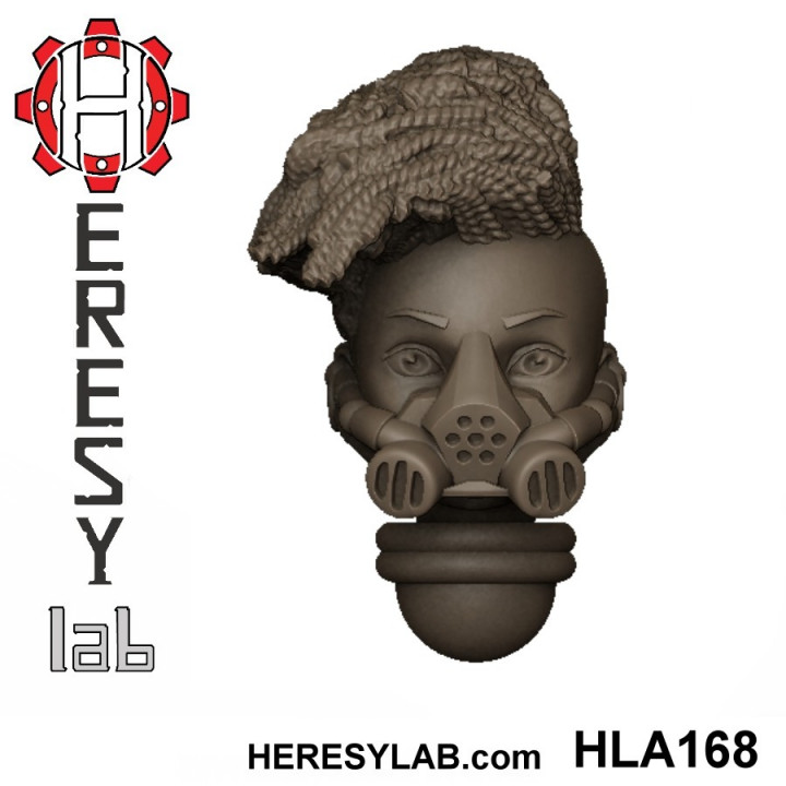 Heresylab - Female Sci-Fi heads for conversions SET 16 of 21 image