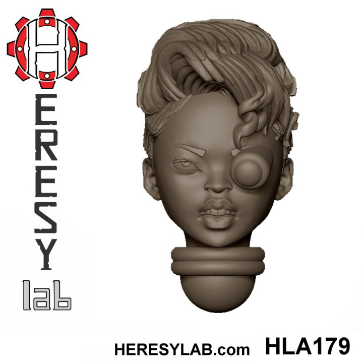 Heresylab - Female Sci-Fi heads for conversions SET 18 of 21 image