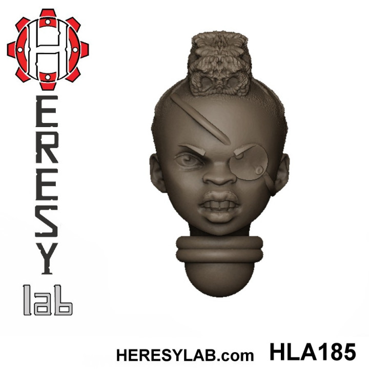 Heresylab - Female Sci-Fi heads for conversions SET 19 of 21 image