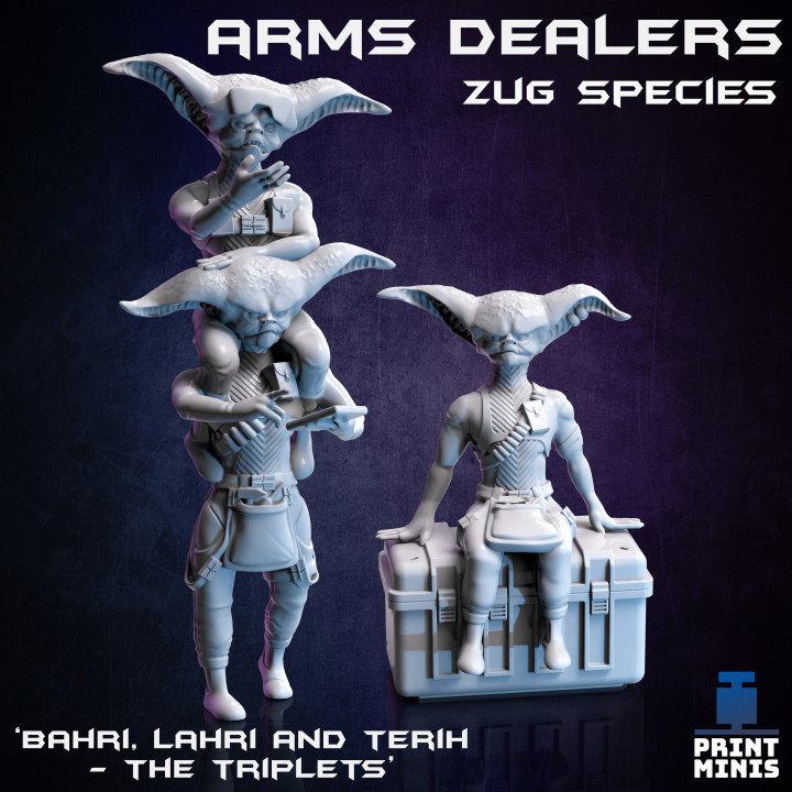 Zug Alien Triplets - Arms Dealers - Night Market Collection image