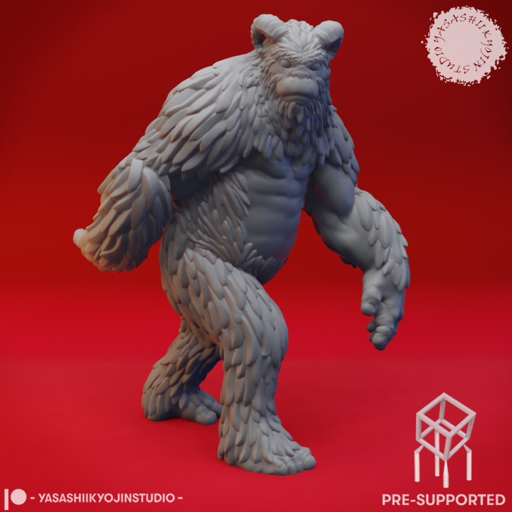 Yeti - Tabletop Miniature (Pre-Supported) image