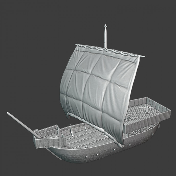 Medieval Danish Trade-/Warship -14th century image