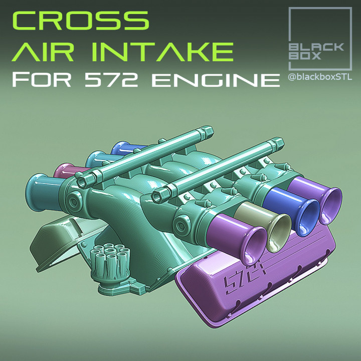 CROSS VELOCITY STACK SET FOR 572 ENGINE 1/24TH image
