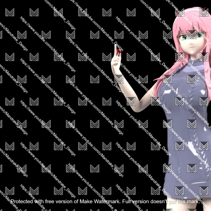 Zero Two (casual dress)- Darling in the Franxx image