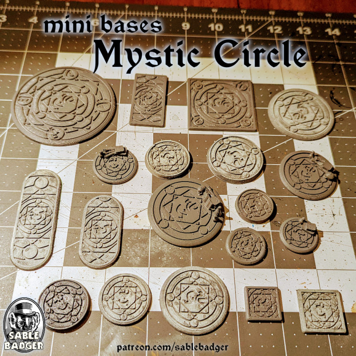 Mini Bases - Mystic Circles image