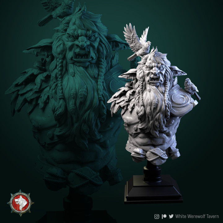 Leshy bust pre-supported image