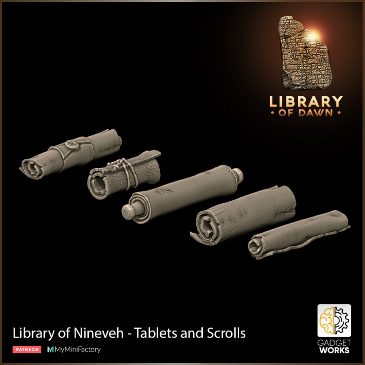 Babylonian Tablets and Scrolls - Library of Dawn image