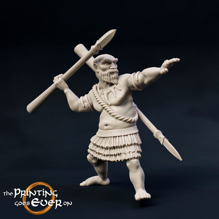 Woodwose Spearman - Model B - Presupported image