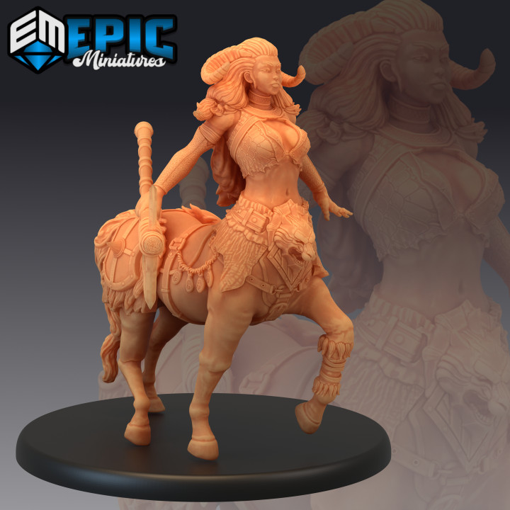 Centaur Female Axe / Forest Guardian / Horse Human Hybrid image