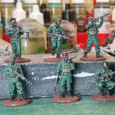 Picture of print of Patreon pack 07 - January 2022 - African militants - Deluxe set
