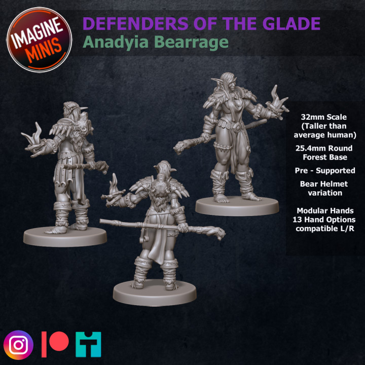 Defenders Of The Glade - Anadyia Bearrage image