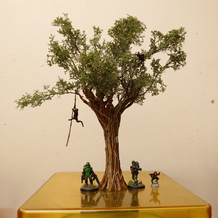 3D Print of Jungle Trees [SUPPORT-FREE] by Nover83