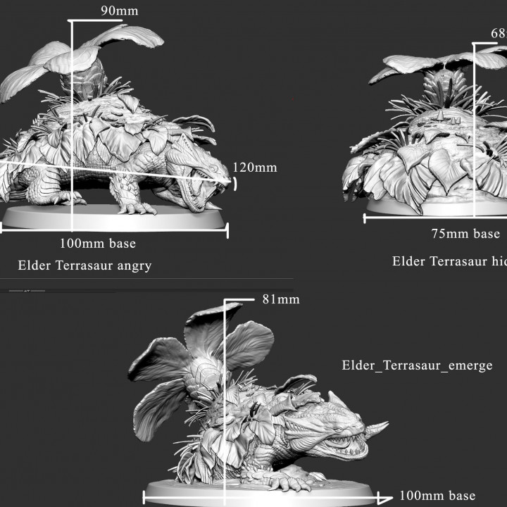 Elder Terrasaur (pose 2 of 3) image