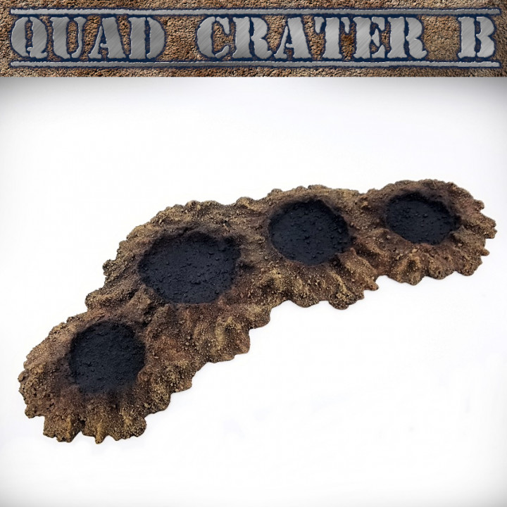 Quad Crater B: Blast Craters Terrain Set image