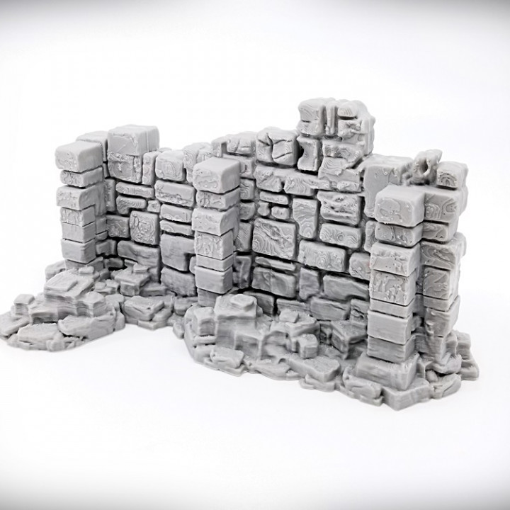 Basic Wall A: Ancient Ruins Terrain Set image