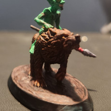 Picture of print of Goblin Wolf Rider A