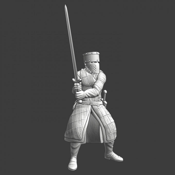 Scandinavian Crusader with great sword image