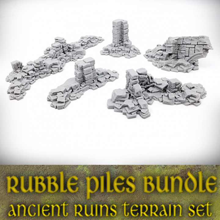 Rubble Pile Bundle: Ancient Ruins Terrain Set image