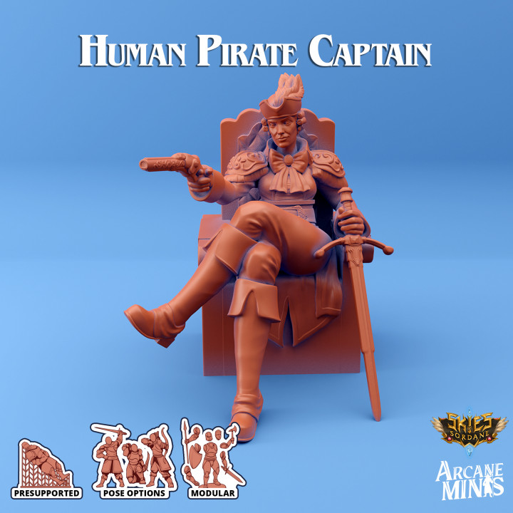 Human Pirate Captain - Carren Pirates image