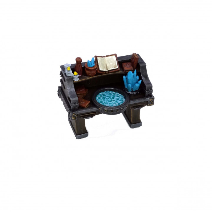 Alchemy & Divination Table | Wizards Lab | Table top Terrain image