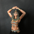 Egyptian Dancer: Sun Pose print image