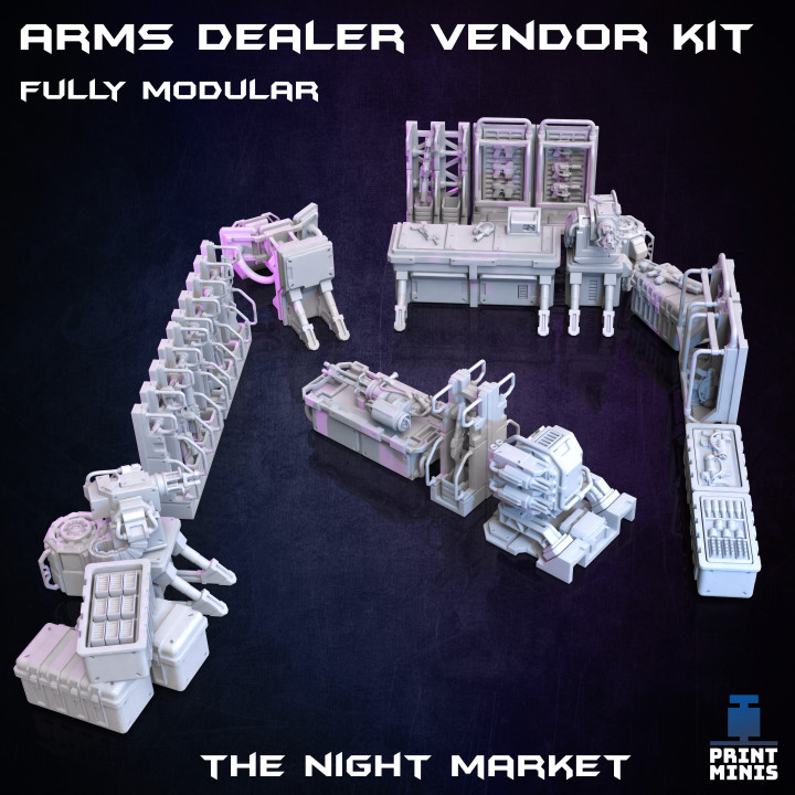The Arms Dealer Store - Terrain Kit - Night Market Collection image
