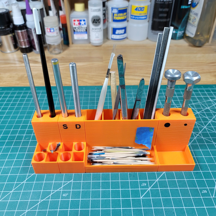 3D Printable Hobby Tool Holders by William Hayden