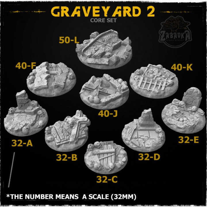 Graveyard 2 Base Toppers image