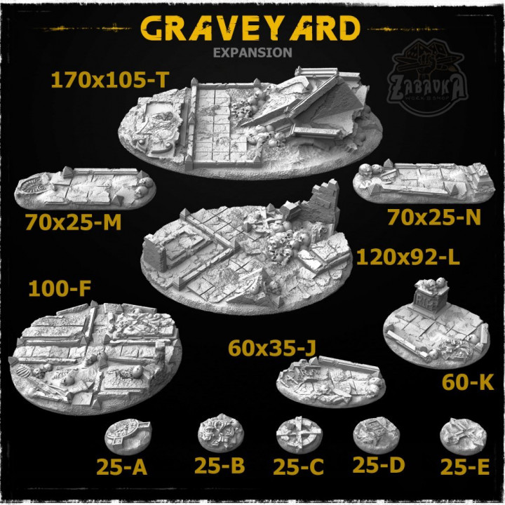 Graveyard 2 Base Toppers image