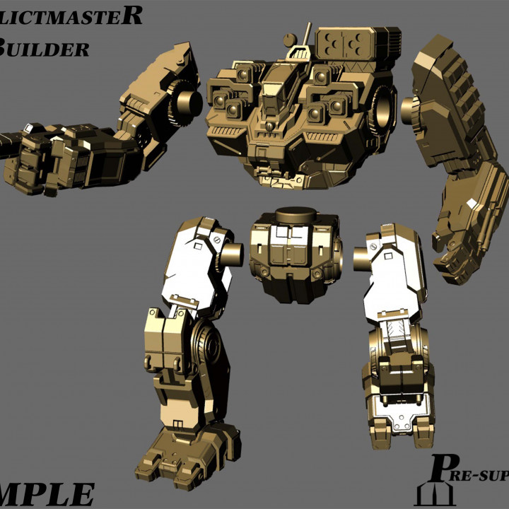 MiniaturemecH ConflictmasteR Builder - Sample image