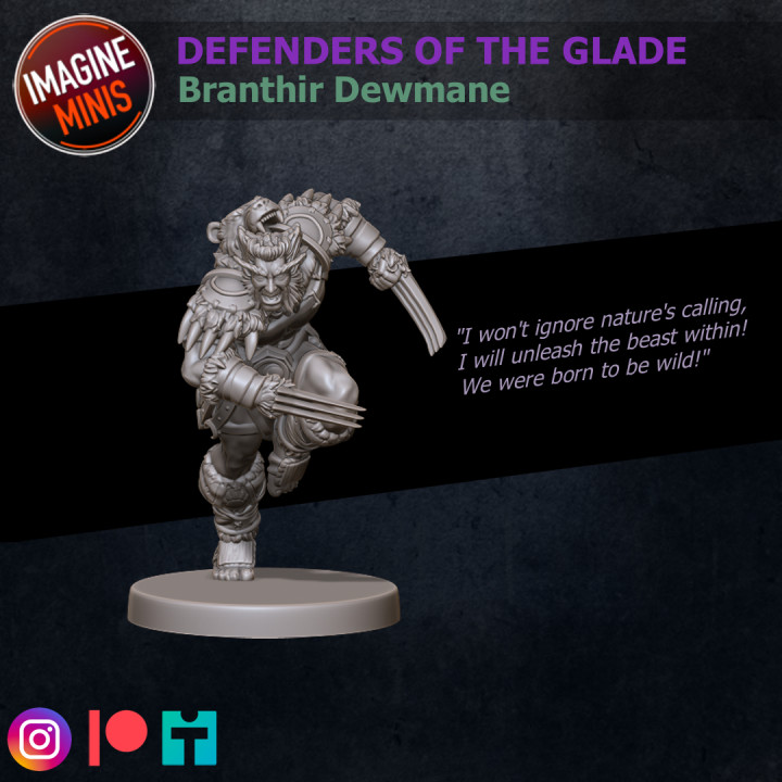 Defenders Of The Glade - Branthir Dewmane image