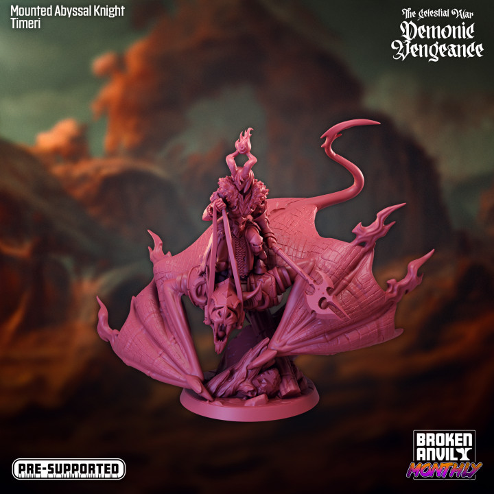 The Celestial War: Demonic Vengeance Mounted Abyssal Knight Timeri 02 image