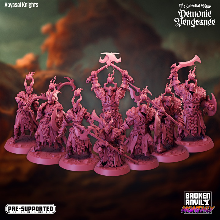 The Celestial War: Demonic Vengeance Abyssal Knights Group image