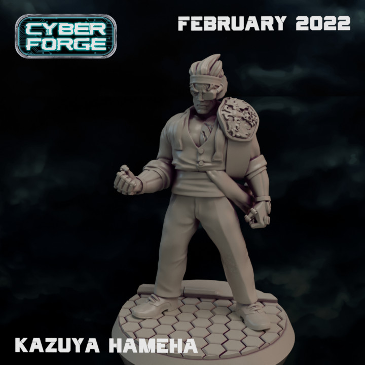 Cyber Forge Cyber Fist Tournament Kazuya Hameha Champion image