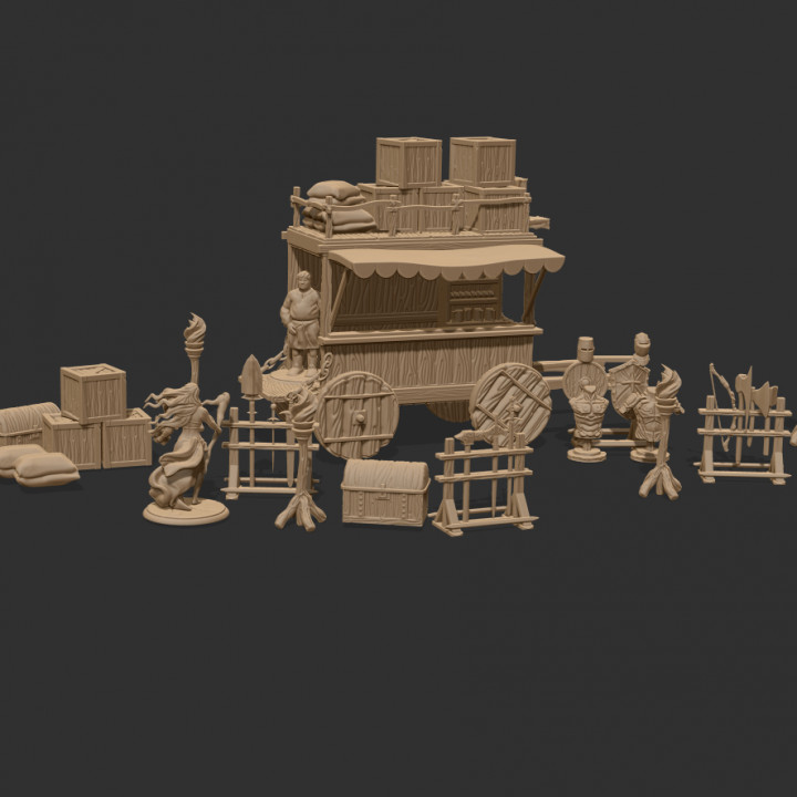 Medieval Props II - Wagon Store image