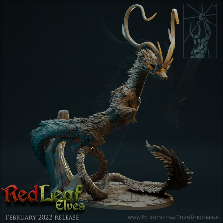 Redleaf Forest Wood Dragon image