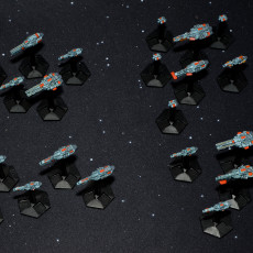 Picture of print of SCI-FI Ships Fleet Pack - Empire of the Rising Sun - Presupported