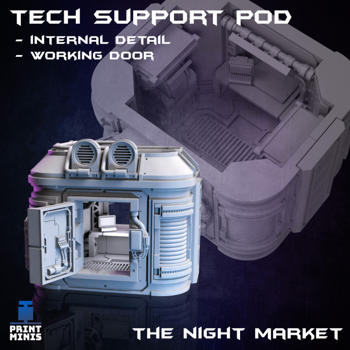 The Tech Support Pod - Night Market Collection image