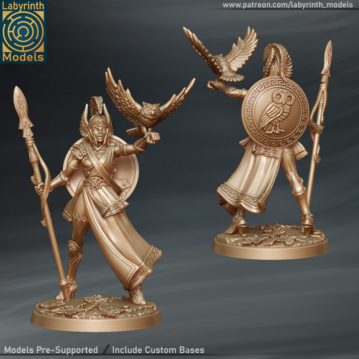 Amazon Daughter of Athena Champion - 32mm scale image