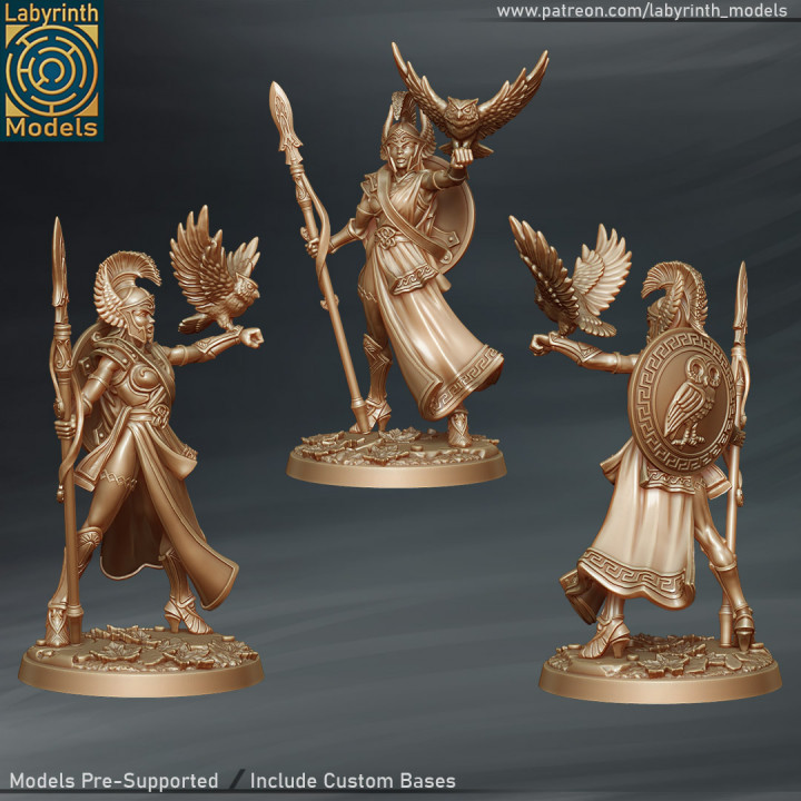 Amazon Daughter of Athena Champion - 32mm scale image