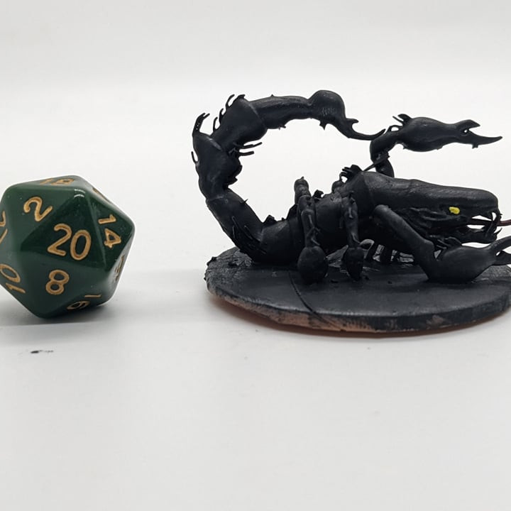 Final Fantasy inspired, Scorpion, Tabletop DnD miniature, image