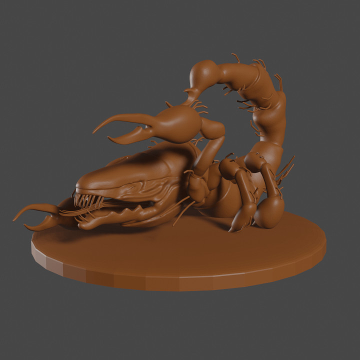 Final Fantasy inspired, Scorpion, Tabletop DnD miniature, image