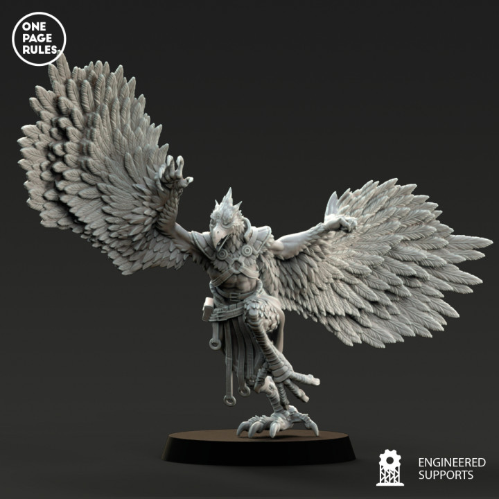 3D Printable Beastmen Harpies by One Page Rules