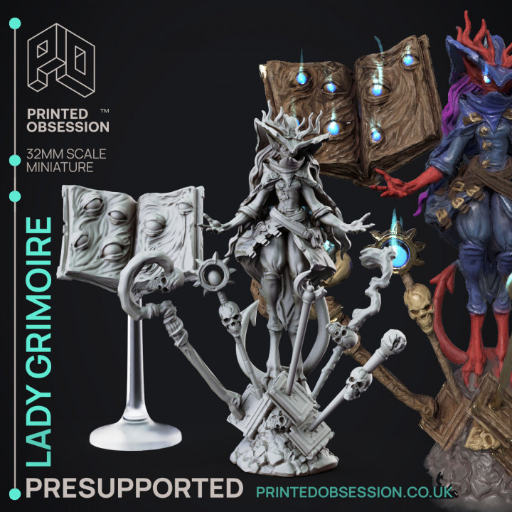 Foundlings - 9 Models of NPC progression - PRESUPPORTED - 32 mm scale image