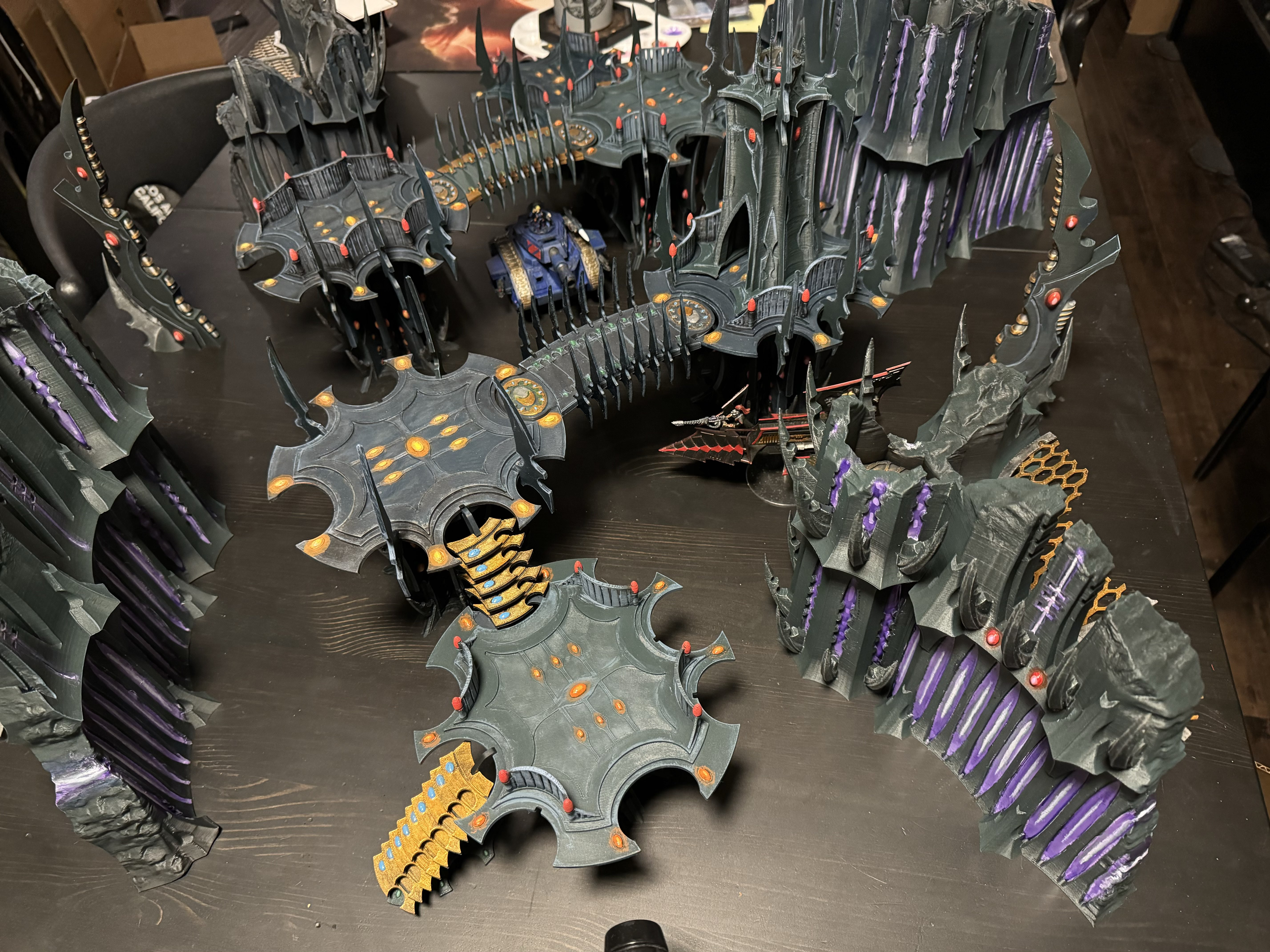 Heat Module Platform - Xenos Dark Eldar Aeldari on sale Elven Drukhar - 3d Printed Scenery for wargames wargaming 28mm 32mm 35mm