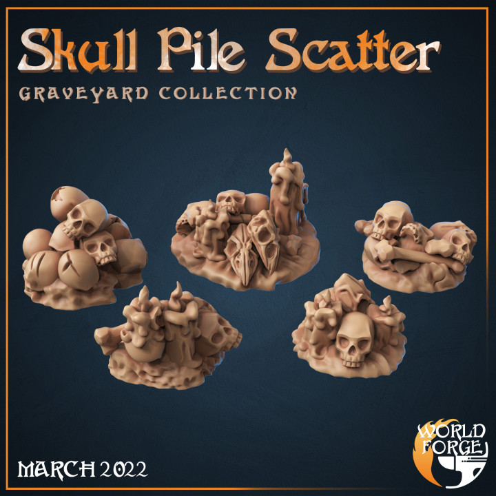 Graveyard Scatter - Candles and Skulls image