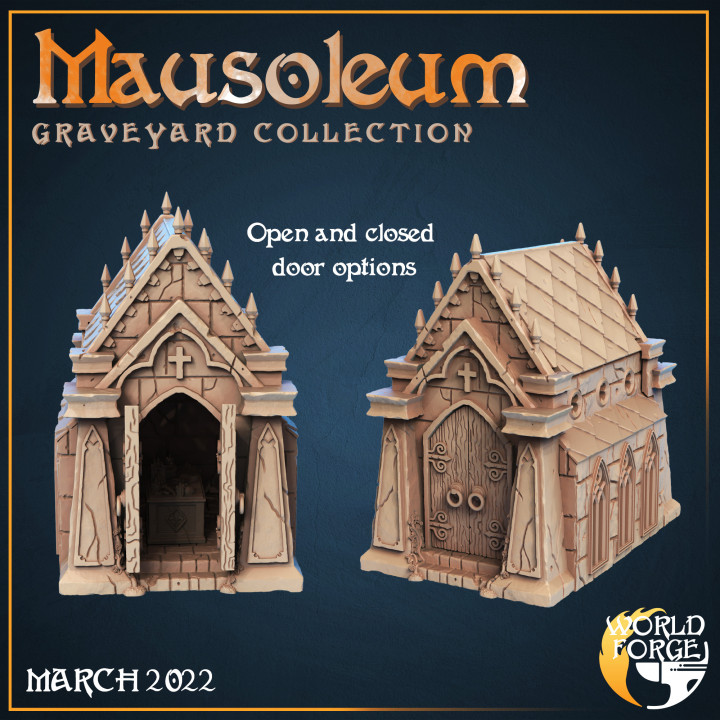 Graveyard Mausoleum - with Interior Detail image