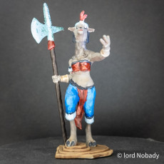 Picture of print of Llama Warrior - March