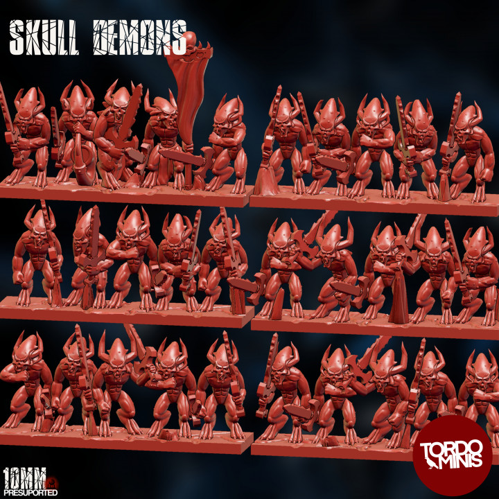 Skull God: Demonic Infantry (10mm) image