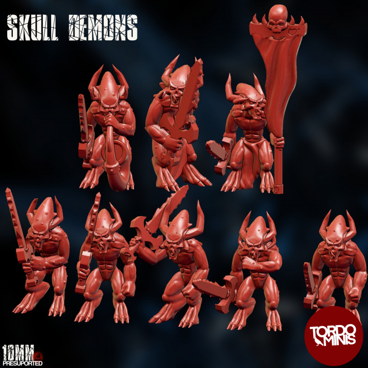 Skull God: Demonic Infantry (10mm) image